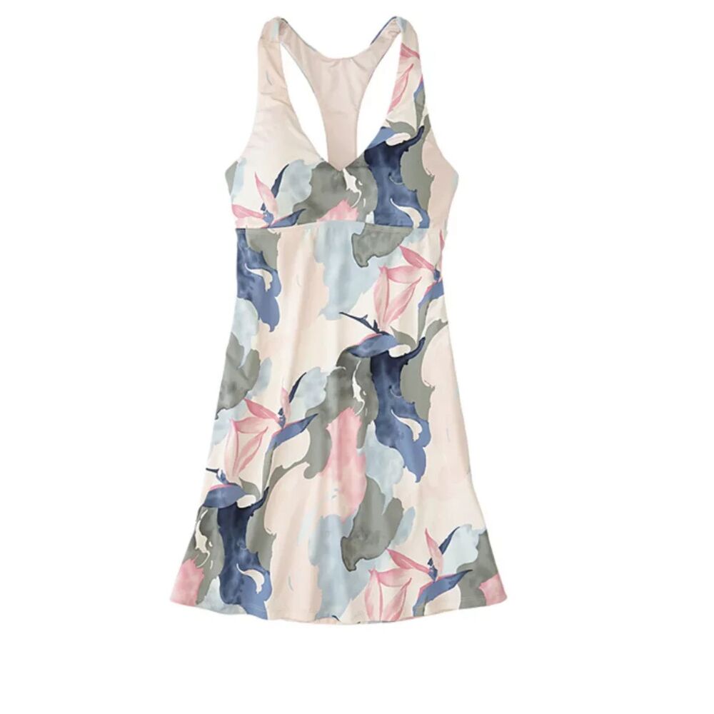 Carve Designs Floral Mini Dress - Blue, Pink, Cream
